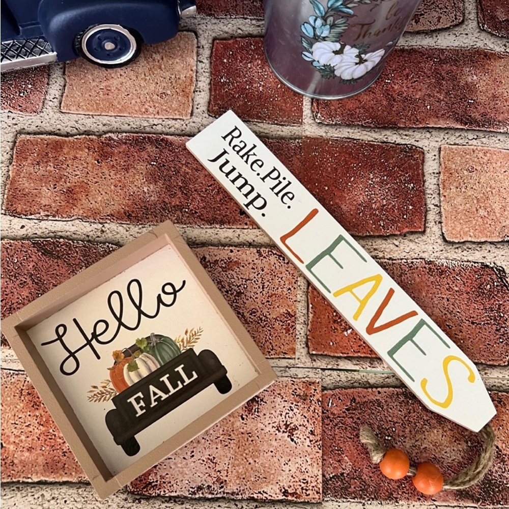🍃 TIERED TRAY WOOD SIGN 🍃